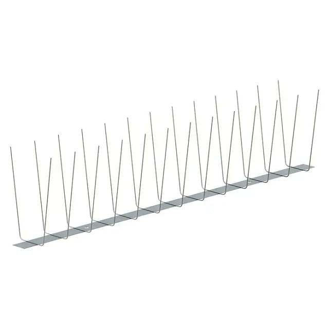 SAREI Taubenschutz, Edelstahl, Länge: 500 mm, silberfarben