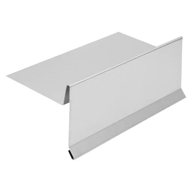 SAREI Ortblech, BxL: 105 x 1000 mm, Aluminium, natur, ohne Wasserfalz - braun