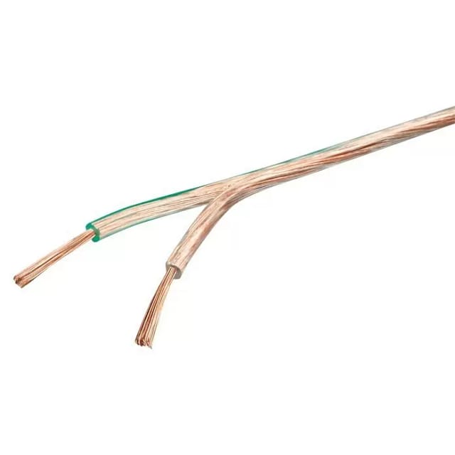 SCHWAIGER Lautsprecherkabel, 10 m 0,75 mm transparent