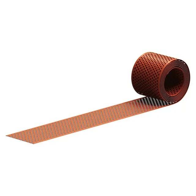 SAREI Vogelschutz Lüftungsgitter, Kunststoff (PVC), Länge: 500 mm, rot
