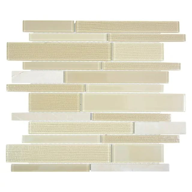 HuH Mosaik Mosaikfliese »Night«, BxL: 30 x 28,6 cm, Wandbelag - beige