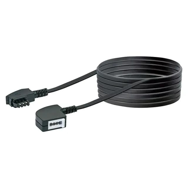 SCHWAIGER Telefonverlängerung, Schwarz