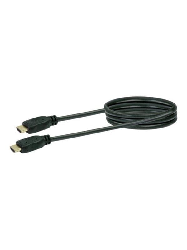 SCHWAIGER Anschlusskabel, HDMI Anschlusskabel 1,5 m schwarz