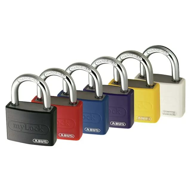 ABUS Türzylinder, aus Metall, 95 mm Breite, bunt