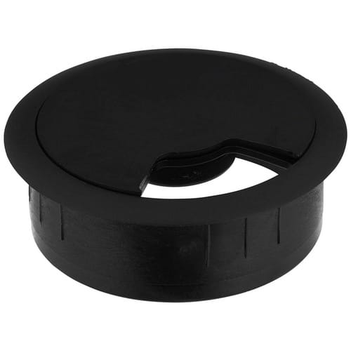 REV-Ritter Kabeldurchlassdose, Schwarz, Ø 57 x 25 mm