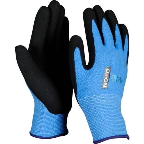 OX-ON Kinder-Handschuh »Junior 10000«, blau/grau