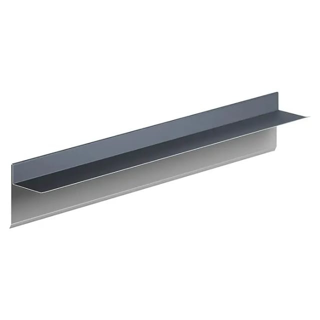 SAREI Dachblech, Nennweite: 75 mm, Aluminium - schwarz