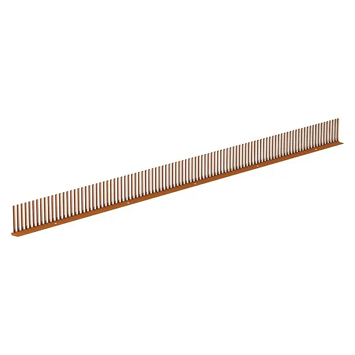 SAREI Vogelschutz Lüftungsgitter, Kunststoff (PVC), Länge: 1000 mm, rot