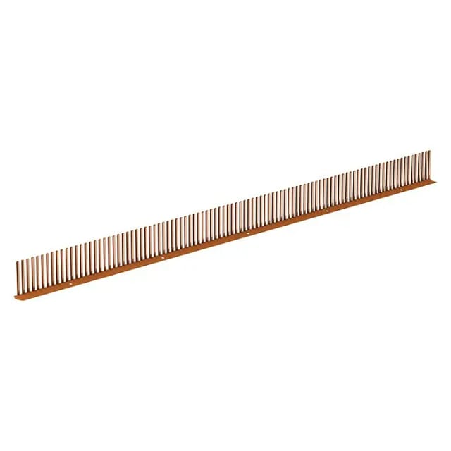 SAREI Vogelschutz Lüftungsgitter, Kunststoff (PVC), Länge: 1000 mm, rot