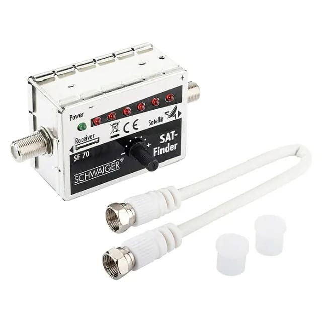 SCHWAIGER SAT-Finder, 6 LED Ton comfort