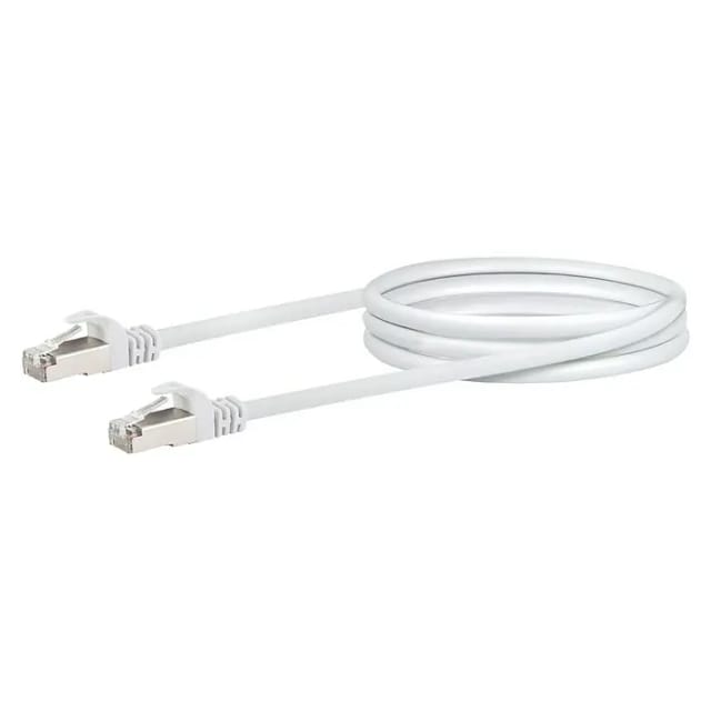 SCHWAIGER Netzwerkkabel, CAT6 2,5 m weiss
