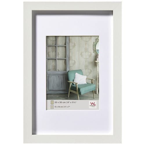Walther Design Bilderrahmen, Holzrahmen Stockholm, Weiß, 30x40 cm - weiss