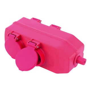 REV-Ritter Kupplung mit Stecker, Rot, Kunststoff