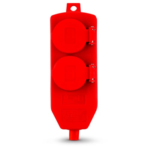 REV-Ritter Kupplung mit Stecker, Rot, Kunststoff