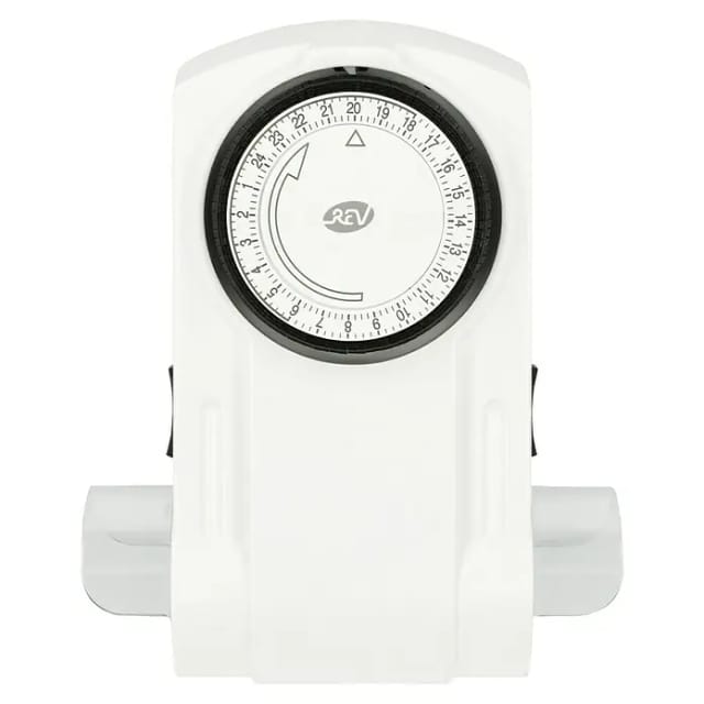 REV-Ritter Schaltuhr, Premium, mit erhöhtem Berührungsschutz, 230 V, Weiß - weiss