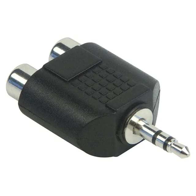 SCHWAIGER Adapter, Schwarz, Kunststoff, Audiogeräte