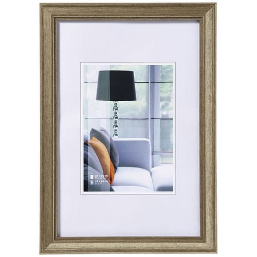 Walther Design Bilderrahmen, LOUNGE RAHMEN, Silber, 30x40 cm - silberfarben
