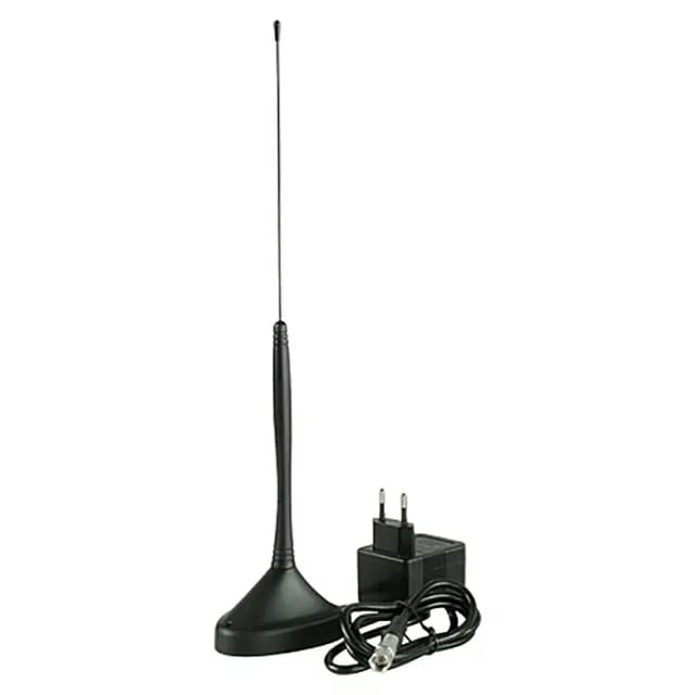 SCHWAIGER Antennenanschluss, Stabantenne Anschluss und Verstärker aktiv