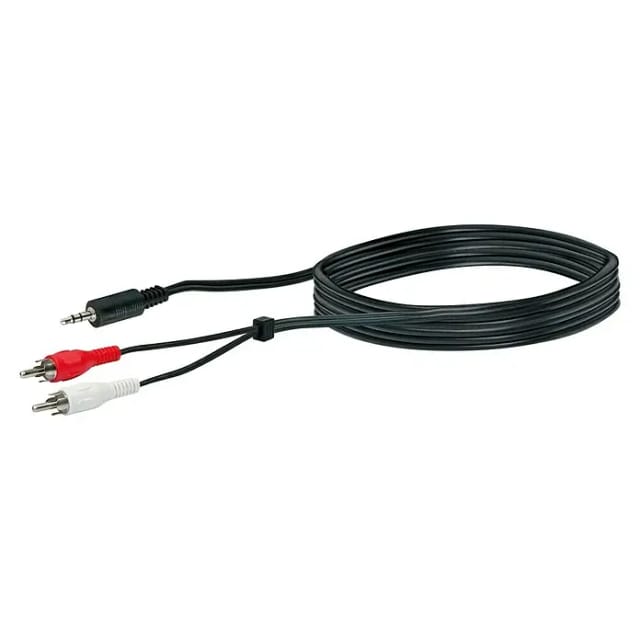 SCHWAIGER Audio-Adapter, Schwarz
