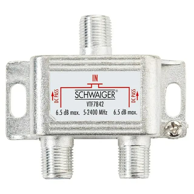 SCHWAIGER Verteiler, Silber, Aluminium, Satellitenanlagen - silberfarben