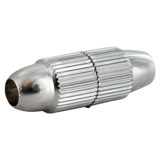 SCHWAIGER IEC-Verbinder, Silber, Kunststoff, Koaxialkabel - silberfarben