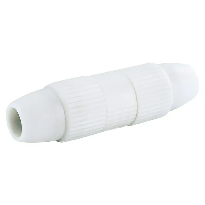 SCHWAIGER IEC-Verbinder, Weiß, Kunststoff, Koaxialkabel - weiss