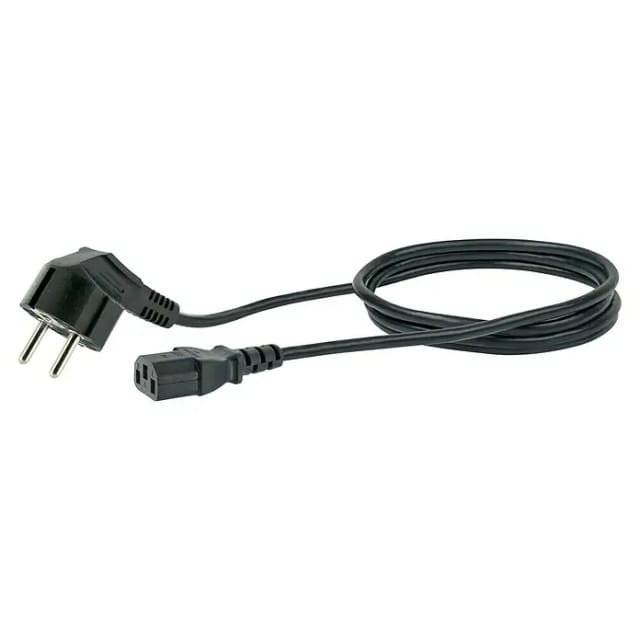 SCHWAIGER Kaltgeräte-Anschlusskabel, Schwarz