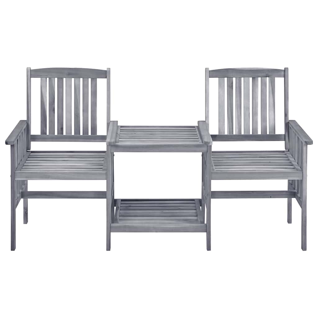 Maison Exclusive - Gartenstühle Mit Teetisch 159x61x92 Cm Massivh
