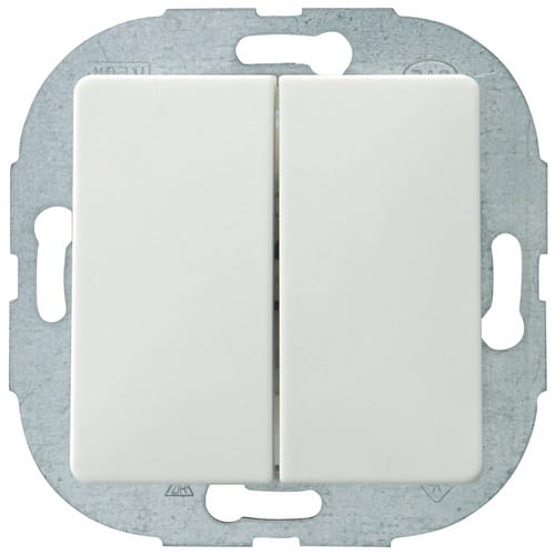 GO/ON! Serienschalter, 10 A / 250 V, IP20 - weiss
