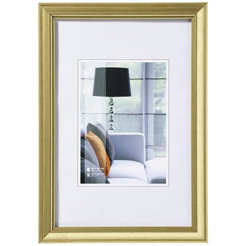Walther Design Bilderrahmen, LOUNGE RAHMEN, Gold, 21x30 cm - goldfarben