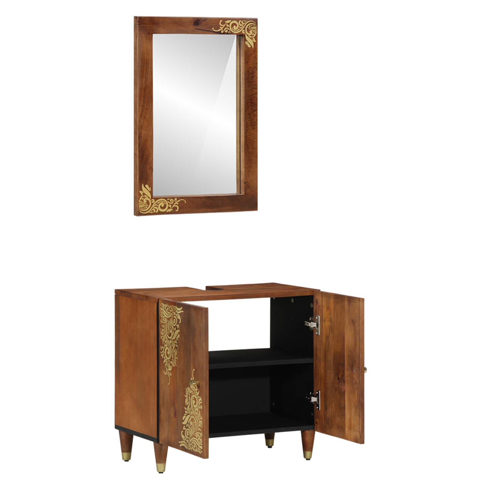 Maison Exclusive - Badezimmerschrank-set 2 Stk. Honigbraun 62 X 3