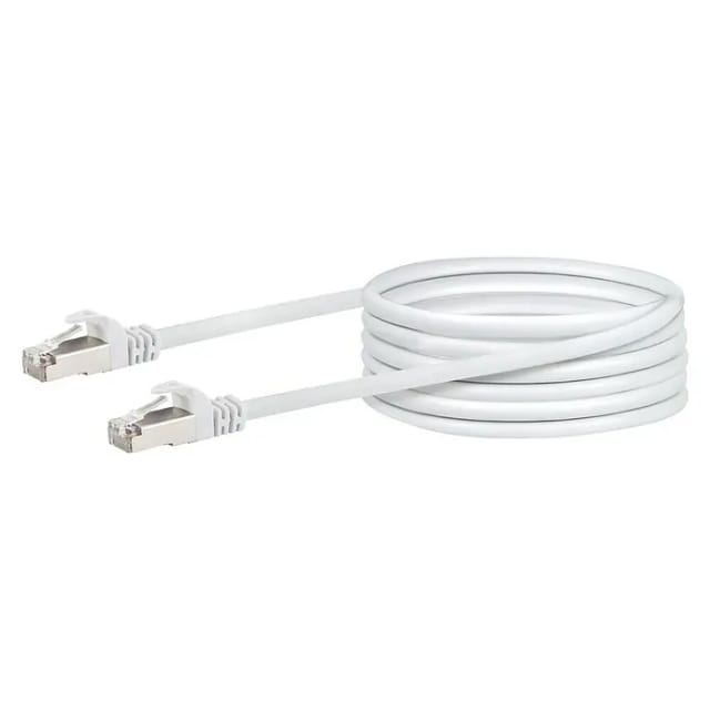 SCHWAIGER Netzwerkkabel, CAT6 10,0 m weiss