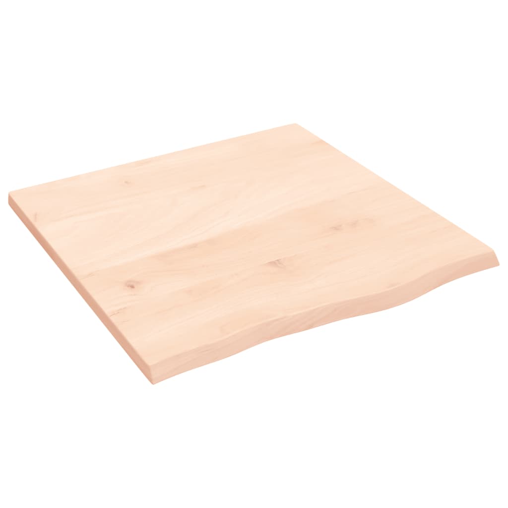 Maison Exclusive - Tischplatte 60x60x2 Cm Massivholz Eiche Unbeha