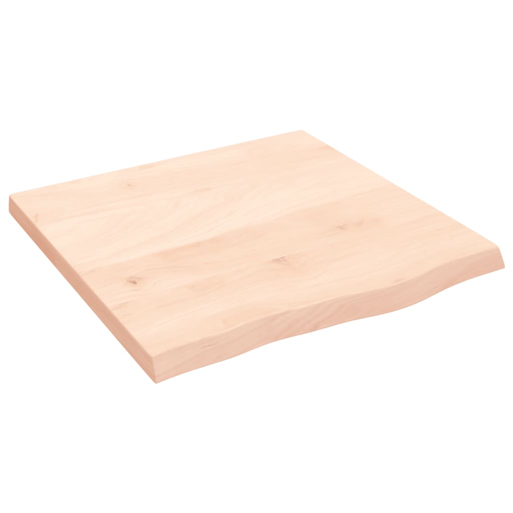 Maison Exclusive - Tischplatte 60x60x(2-4) Cm Massivholz Eiche Un