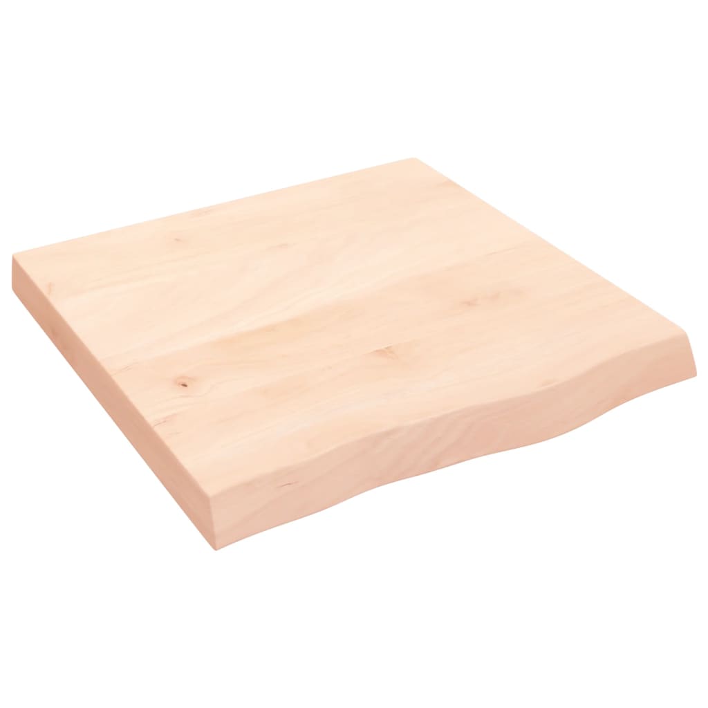 Maison Exclusive - Tischplatte 60x60x(2-6) Cm Massivholz Eiche Un