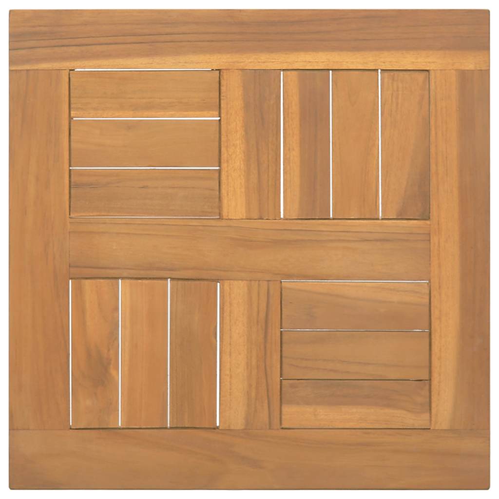 Maison Exclusive - Tischplatte Quadratisch 40x40x2,5 Cm Massivhol
