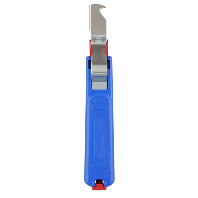 REV-Ritter Kabelmesser, mit Hakenklinge, Länge: 28 mm - blau