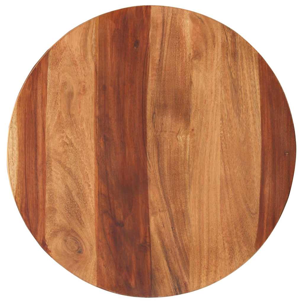 Maison Exclusive - Tischplatte Massivholz Akazie Rund 25-27 Mm 50