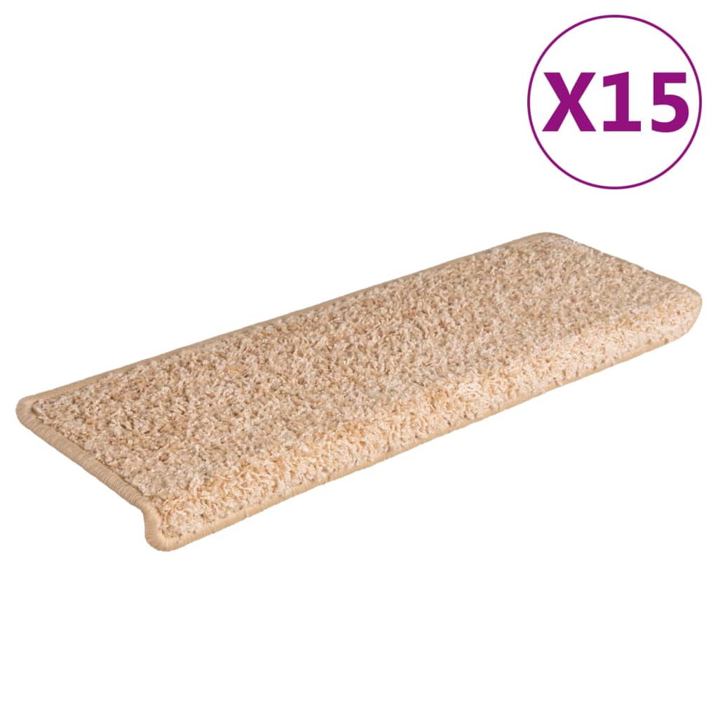 Maison Exclusive - Stufenmatten 15 Stk. 65x21x4 Cm Gold Rechtecki