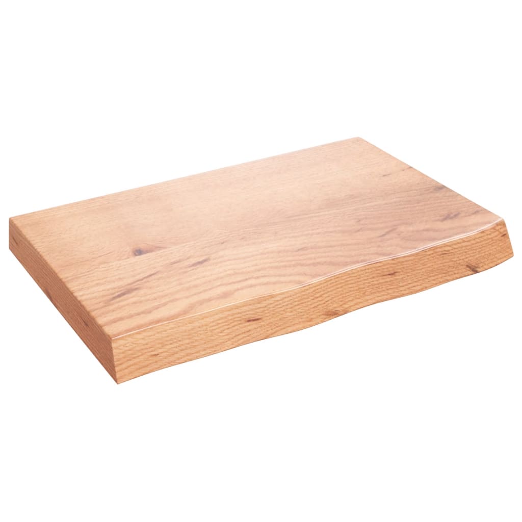 Maison Exclusive - Tischplatte Hellbraun 60x40x(2-6) Cm Massivhol