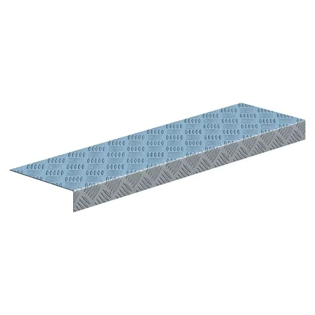 SAREI Riffelblechprofil, BxL: 137 x 1000 mm, Aluminium, natur - braun