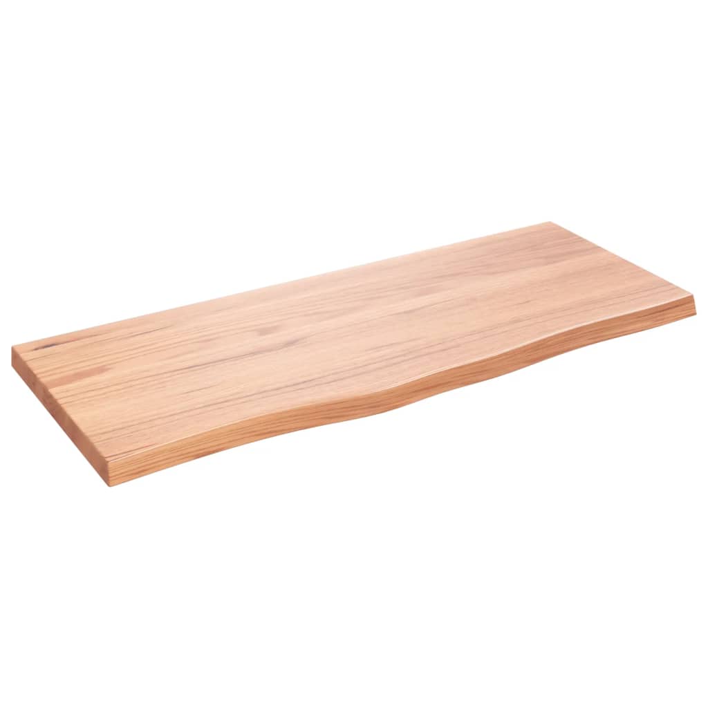 Maison Exclusive - Tischplatte Hellbraun 100x40x(2-4)cm Massivhol