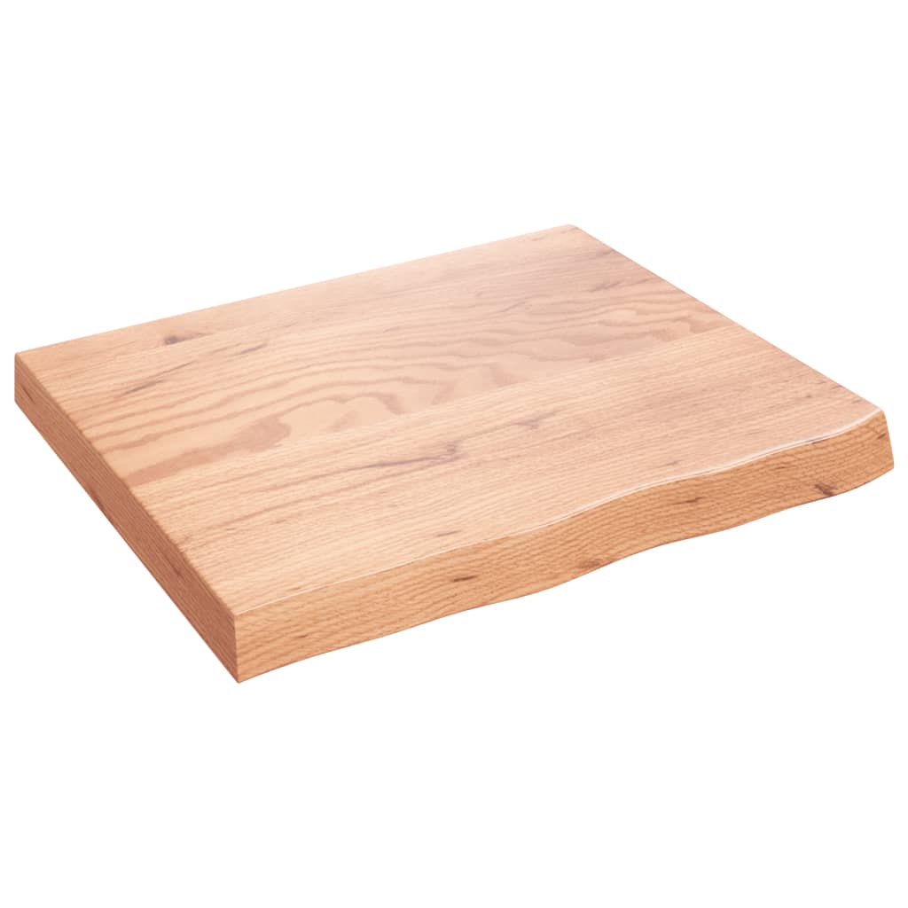 Maison Exclusive - Tischplatte Hellbraun 60x50x(2-6) Cm Massivhol