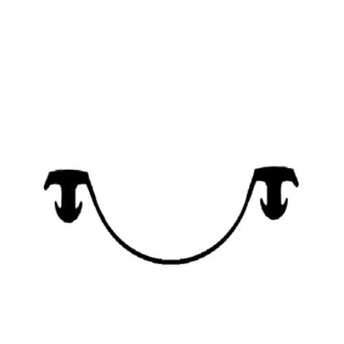 SCHULTE Filmdichtung, Polyvinylchlorid (PVC) - weiss