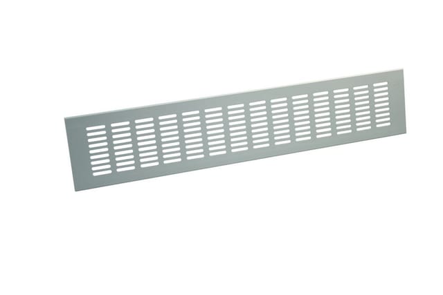 MARLEY Lüftungsgitter, eckig, Aluminium, aluminiumfarben - silberfarben