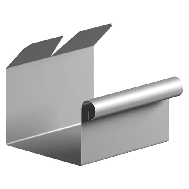 SAREI Kastenrinnenverbinder, Nennweite: 75 mm, Aluminium - silberfarben