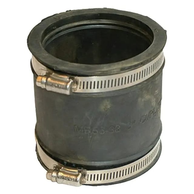 MARLEY Rohrverbinder, Kautschuk, Stärke: 1,8 mm, DIN EN 1451-1 - schwarz