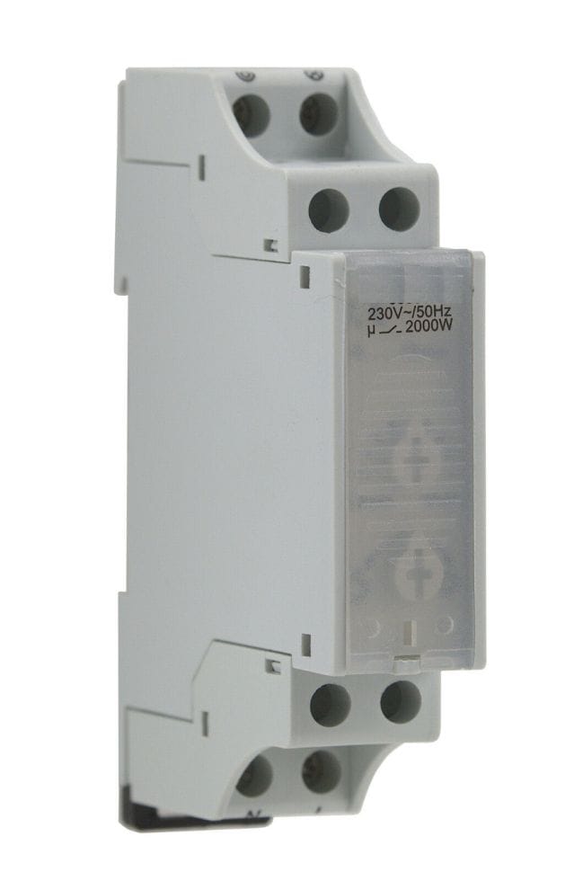 Treppenlichtzeitschalter, M72010, 230V 16A/250V, 16 A, Grau