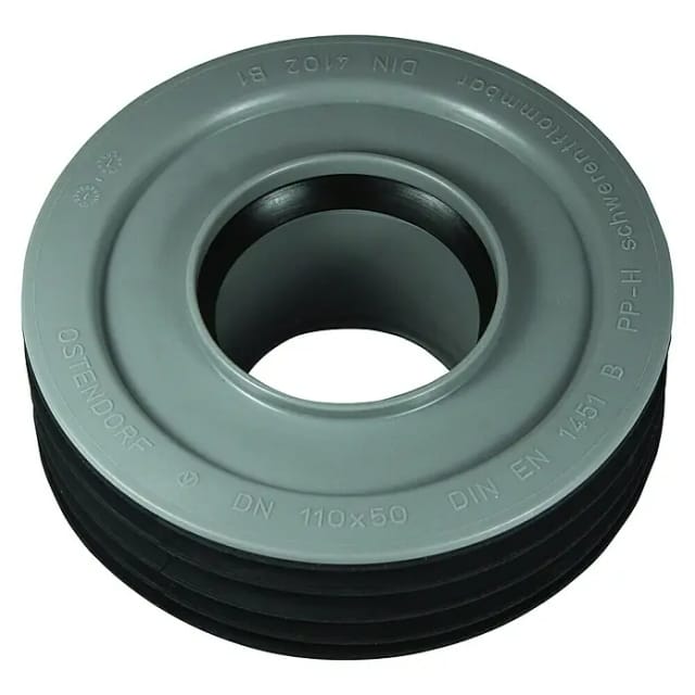 MARLEY HT-Innenreduktion, Polypropylen (PP), Stärke: 1,8 mm, DIN EN 1451-1 - grau