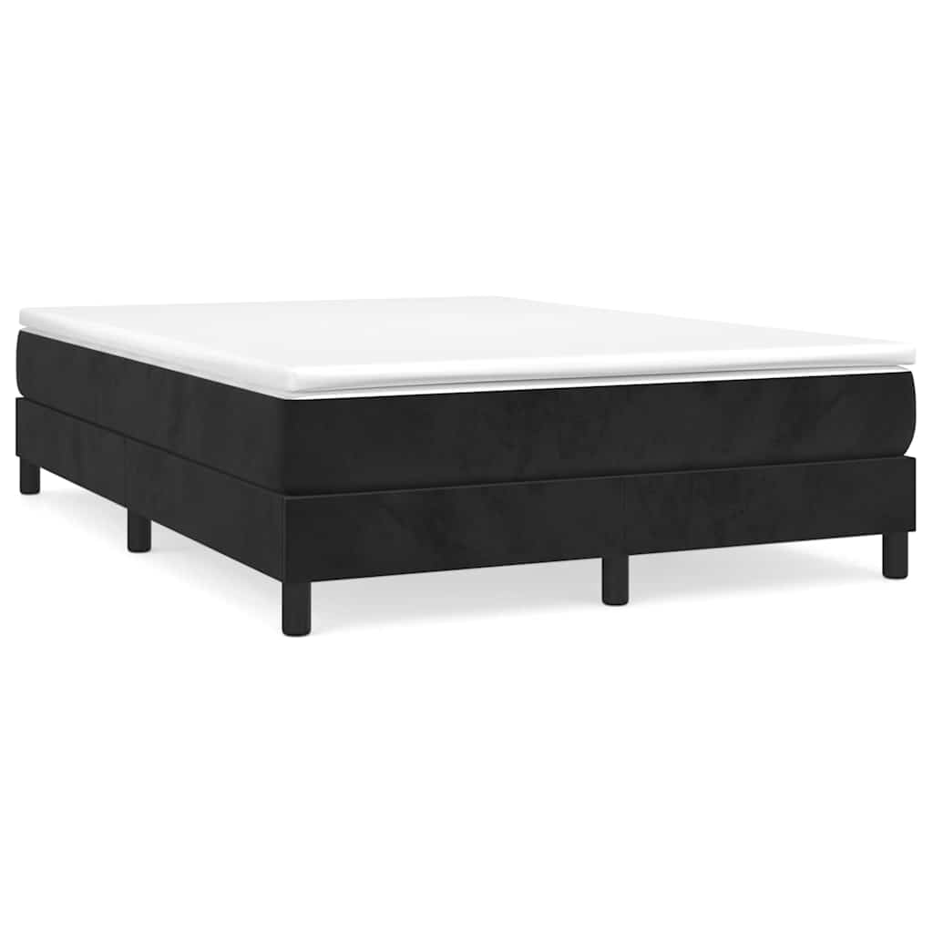 Maison Exclusive - Boxspringbettgestell Schwarz 140x200 Cm Samt